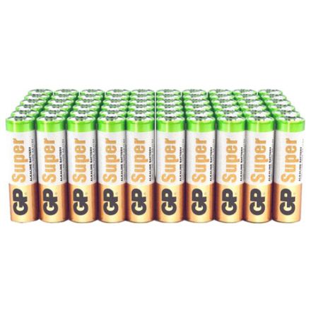 Батарейки КОМПЛЕКТ 60 шт., GP Super G-Tech, AA (LR6, 15А), алкалиновые, пальчиковые, 15A-2CRVS60