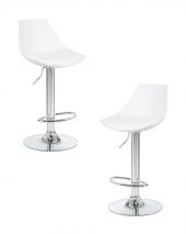Набор 2 шт Стул барный DOBRIN ROCKY, белый Набор 2 шт Стул барный DOBRIN ROCKY, белый