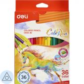 Карандаши цветные Deli ColoRun тополь 36 цв/наб EC00330 Карандаши цветные Deli ColoRun тополь 36 цв/наб EC00330