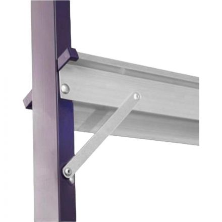 Стремянка Алюмет двухсторонняя стальная с алюмин. ступенями 3 ст. MD8203