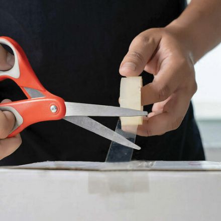 Клейкие ленты 19 мм х 33 м канцелярские STAFF CLASSIC, КОМПЛЕКТ 12 шт., прозрачные, 271261