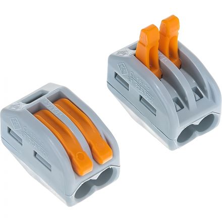 Клемма WAGO 222-412 (2х2,5мм2 с рычажком) уп.(50шт) бтп