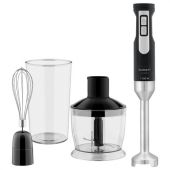 Блендер погружной SCARLETT SC-HB42F61, 1100 Вт, 25 скоростей, 3 насадки, стакан, черный Блендер погружной SCARLETT SC-HB42F61, 1100 Вт, 25 скоростей, 3 насадки, стакан, черный