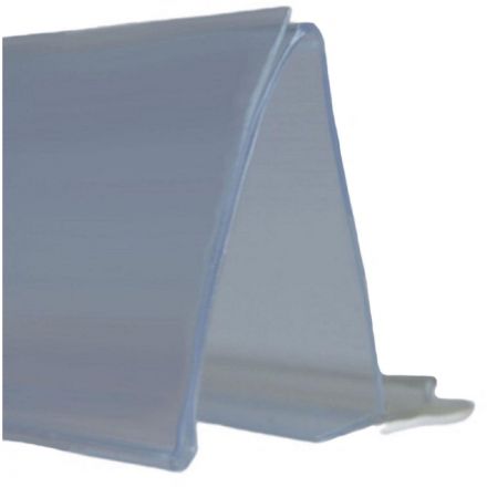 Ценникодержатель (профиль) закруг.PRO 40x1000мм., прозрач., 50шт/уп