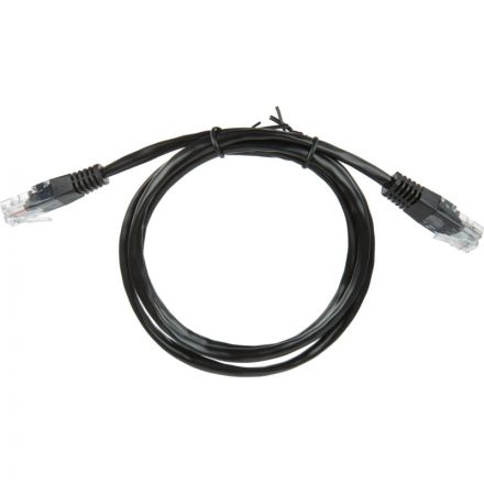 Патч-корд BigTech OPCC008 UTP CCA кат.5e/1м/литой/многожильный (черный)