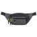 Сумка на пояс HEIKKI PROMPT (ХЕЙКИ), 2 отделения, регулируемый ремень, карман-антивор, черная, 37х14х5 см, 273928