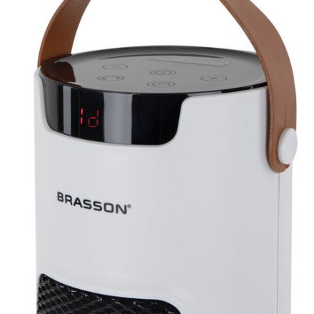 Тепловентилятор колонный керамический BRASSON BTH-26GR, 2000 Вт, 61 см, сенсор, 3 режима, 457782