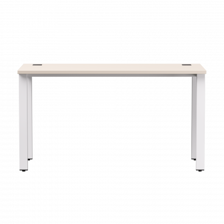 Стол прямой Everprof EVO на металлокаркасе 1380х670х755 мм Кашемир/Белый