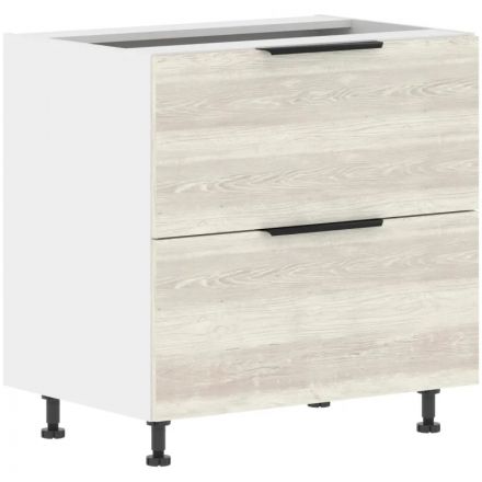 Шкаф напольный с ящиками VT_Corsica Сосна Эдмонт/Белый 800х560х820