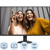 Монитор 27 AOC Q27B30S3 Black (IPS, 2560x1440, 120Hz,HDMI 2.0, DP (AС ext)