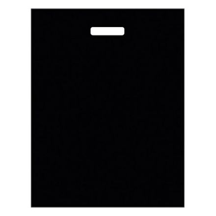 Пакет с вырубной ручкой ПВД, 57х44 см, "Черный", 80 мкм, 601854 Пакет с вырубной ручкой ПВД, 57х44 см, "Черный", 80 мкм, 601854