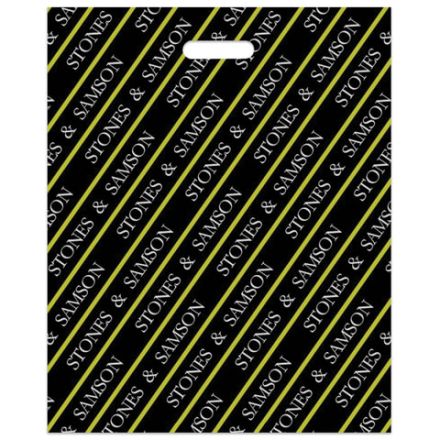 Пакет с вырубной ручкой ПВД, 57х44 см, "Черный", 80 мкм, 601854 Пакет с вырубной ручкой ПВД, 57х44 см, "Черный", 80 мкм, 601854