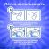 Туалетный блок шарики для унитаза освежитель, 4 блока по 50 г, "Свежесть Лаванды 3 в 1", LAIMA, 608995