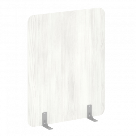 R-line Перегородки на металлических опорах с фетровыми подпятниками DP.F-120-150 Снежная патина/Серый металл 1200*18*1500