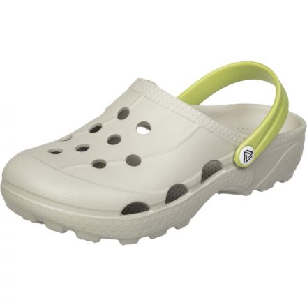 Сабо женские Ола, дымчато-серый/салатовый р.39