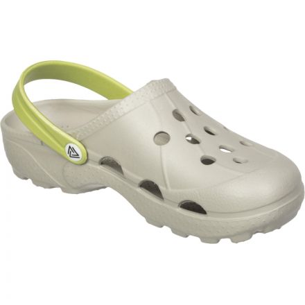 Сабо женские Ола, дымчато-серый/салатовый р.39