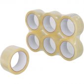 Клейкая лента упаковочная 48мм х 66м 45мкр прозрачная 72шт/уп СПб