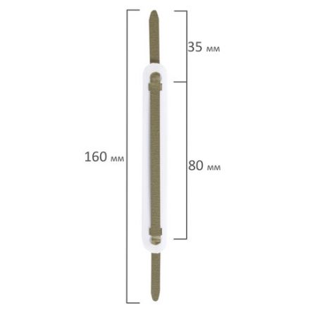 Механизм скоросшиватель полоска до 100 листов, КОМПЛЕКТ 50 шт., металл, 160х35 мм, STAFF, 229824