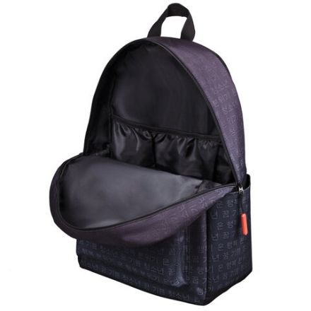 Рюкзак BRAUBERG ENERGETIC универсальный, эргономичный, "Korean", черный, 43х30х16 см, 270795