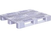 Паллет 1200х800х160 перфорированный, с бортиком 7мм, H1  серый