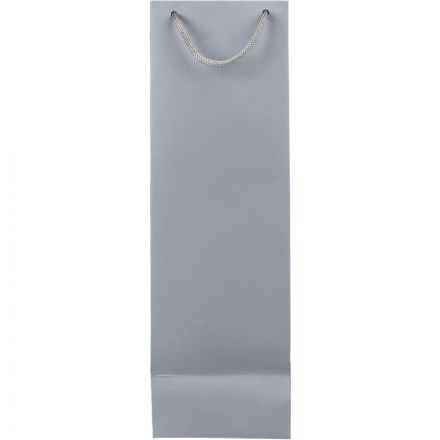 Пакет подарочный бумажный под бутылку Vindemia, серый,75556.10 Пакет подарочный бумажный под бутылку Vindemia, серый,75556.10