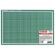 Коврик (мат) для резки BRAUBERG 3-слойный, А3 (450х300 мм), двусторонний, толщина 3 мм, зеленый, 236904