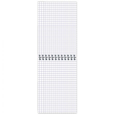 Блокнот Attache Economy Города А6 40 листов разноцветный в клетку на спирали (105х145 мм)