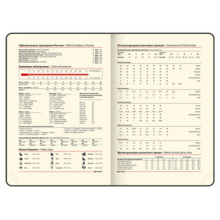 Ежедневник недатированный БОЛЬШОЙ ФОРМАТ 210х297 мм А4, BRAUBERG "Status", 160 л., темно-синий, 113359