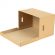 Короб архивный гофрокартон бежевый 480х325х295 мм (5 штук в упаковке)