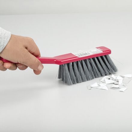 Щетка-сметка для уборки, ручка 16 см, длина щетины 5 см, ширина 4 см, пластик, цвет ассорти, YORK, 60010