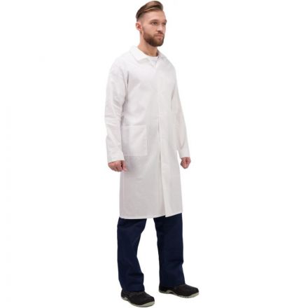 Халат рабочий мужской у02-ХЛ белый (размер 56-58, рост 18288) СПб