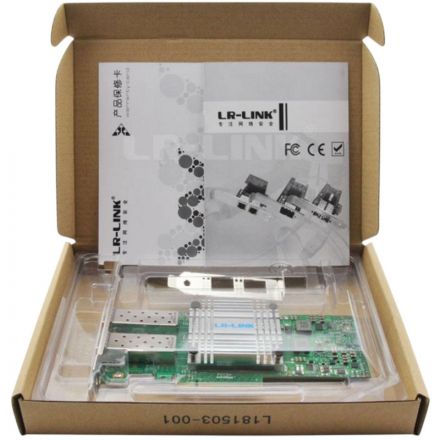 Сетевой адаптер LR-LINK (LREC9812BF-2SFP+) PCIe v3.0 x8 2xSFP+ 10G Сетевой адаптер LR-LINK (LREC9812BF-2SFP+) PCIe v3.0 x8 2xSFP+ 10G