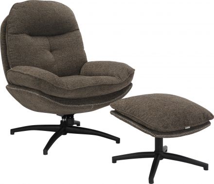 Кресло мягкое Everprof Lime Ткань Темно-коричневый