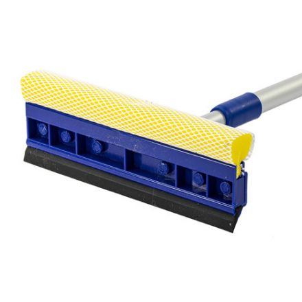 Окномойка LAIMA, алюминиевая телескопическая ручка 76-125 см, рабочая часть 25 см (стяжка, губка, ручка), для дома и офиса, 601493 Окномойка LAIMA, алюминиевая телескопическая ручка 76-125 см, рабочая часть 25 см (стяжка, губка, ручка), для дома и офиса, 601493