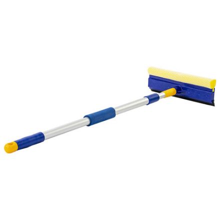 Окномойка LAIMA, алюминиевая телескопическая ручка 76-125 см, рабочая часть 25 см (стяжка, губка, ручка), для дома и офиса, 601493 Окномойка LAIMA, алюминиевая телескопическая ручка 76-125 см, рабочая часть 25 см (стяжка, губка, ручка), для дома и офиса, 601493