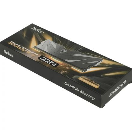 Модуль памяти Netac Shadow II 8GB DDR4 DIMM 3200Мгц (NTSWD4P32SP-08K) Модуль памяти Netac Shadow II 8GB DDR4 DIMM 3200Мгц (NTSWD4P32SP-08K)
