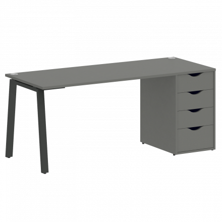Home Office Стол письменный VR.SP-3-178.4.A Металлик/Антрацит металл 1780*720*750