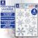 Наклейка для окон, 64 СНЕЖИНКИ, КОМПЛЕКТ 4 шт., 30х38 см, глиттер, серебро, ЗОЛОТАЯ СКАЗКА, 592571
