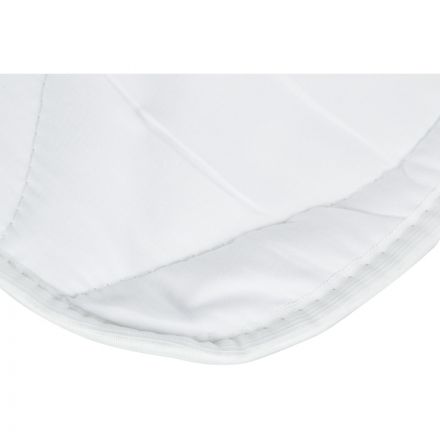 Одеяло 140х205 стеганое, кант, 300-350гр/м2 (холлофайбер/микрофибра),белый