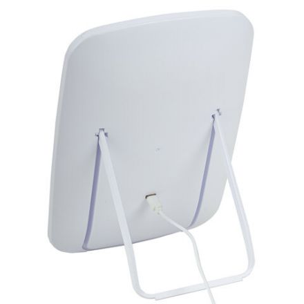 Зеркало настольное с LED-подсветкой для макияжа, 24х17 см, 3 режима свечения, аккумулятор 800 mAh, цвет белый, WBZ (ВБЗ), 609333 Зеркало настольное с LED-подсветкой для макияжа, 24х17 см, 3 режима свечения, аккумулятор 800 mAh, цвет белый, WBZ (ВБЗ), 609333