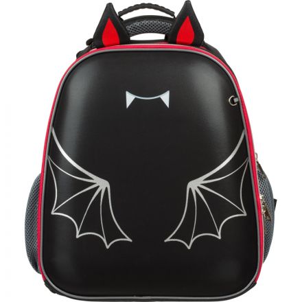 Ранец Комус Класс Basic Летучая мышка , черный, 2 отд, эргоном спинка