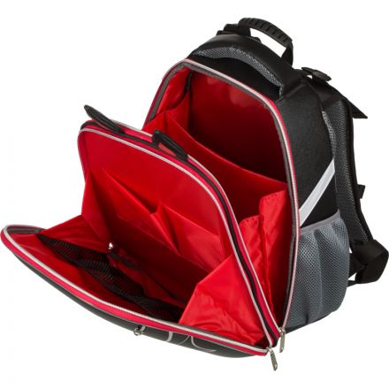 Ранец Комус Класс Basic Летучая мышка , черный, 2 отд, эргоном спинка