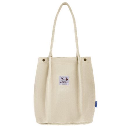 Сумка шоппер BRAUBERG MOMENTS, вельвет, 35х30 см, бежевый, 271906 Сумка шоппер BRAUBERG MOMENTS, вельвет, 35х30 см, бежевый, 271906