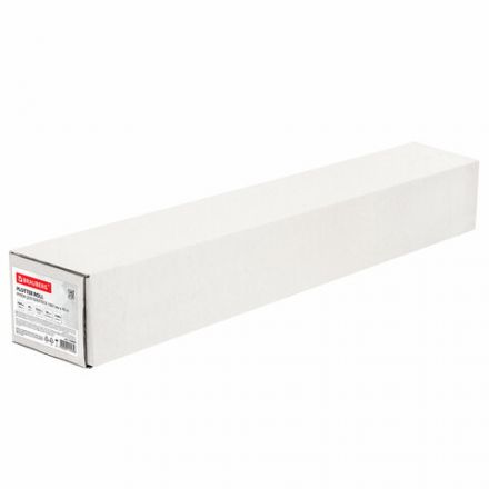 Бумага широкоформатная рулон для плоттера, 1067 мм х 45 м х втулка 50,8 мм, 90 г/м2, белизна CIE 146%, BRAUBERG, 110631