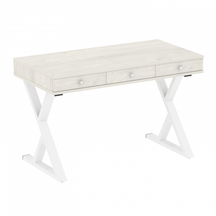 Home Office Стол письменный VR.SP-1-118.M Дуб наварра/Белый металл 1180*600*750