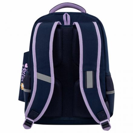 Рюкзак ЮНЛАНДИЯ COMPLETE, с пеналом в комплекте, эрго-спинка, "Bored cat", 42х29х14 см, 272055