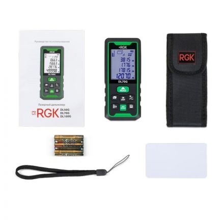 Дальномер лазерный с угломером RGK DL70G (778183)