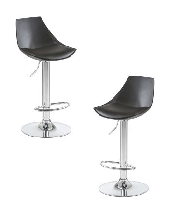 Набор 2 шт Стул барный DOBRIN ROCKY, чёрный