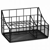 Органайзер для косметики и мелочей металлический 4 секции, MONTE VITA (МОНТЕ ВИТА), 160х240х150 мм, черный, 272480 Органайзер для косметики и мелочей металлический 4 секции, MONTE VITA (МОНТЕ ВИТА), 160х240х150 мм, черный, 272480