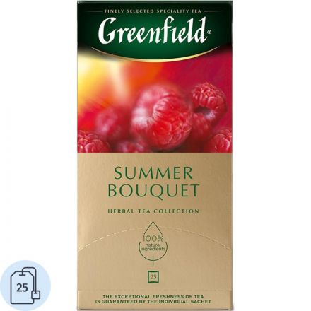 Чай Greenfield Summer Bouquet фруктово-ягодный 25 пакетиков